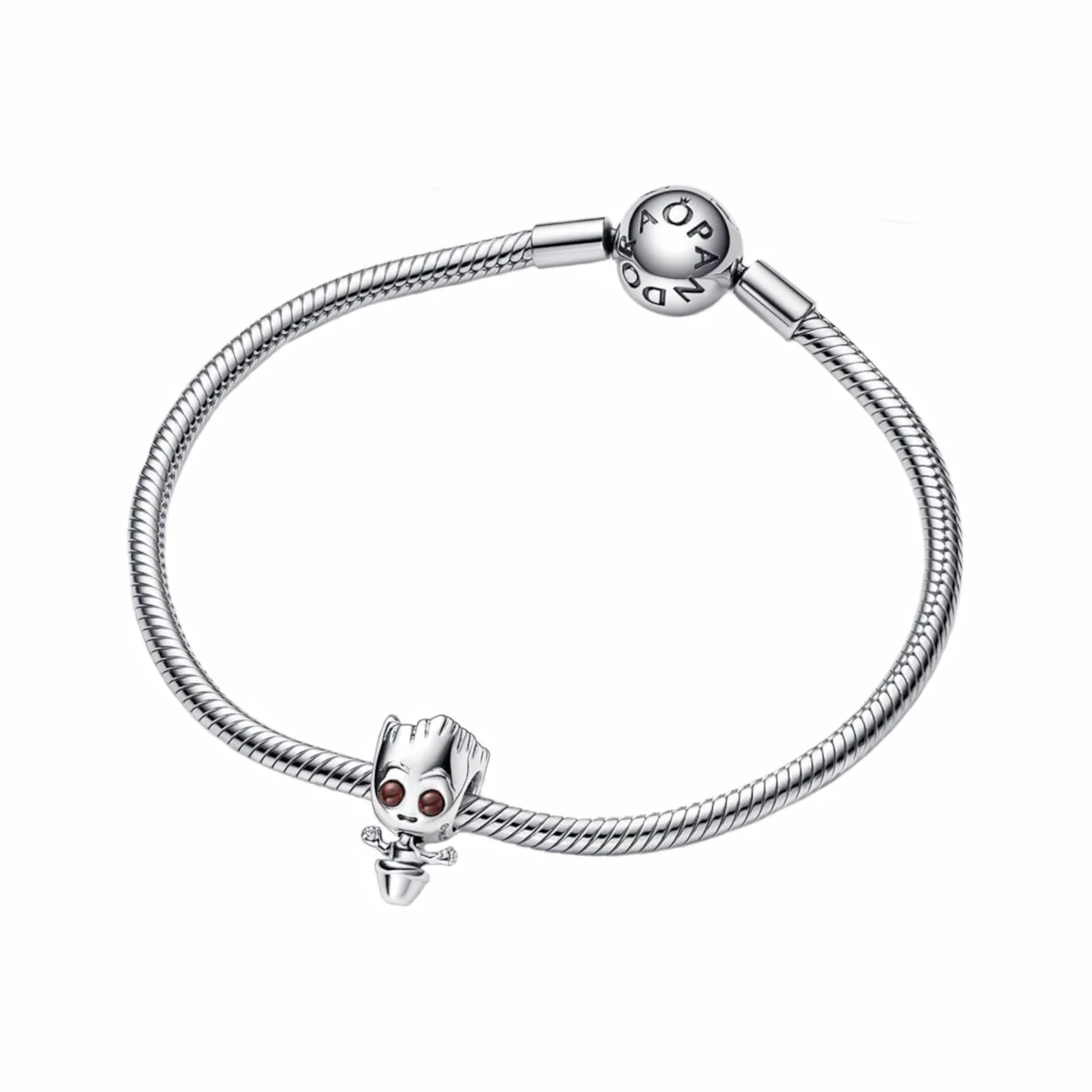 Pandora Marvel 925 Sterling Silver Baby Groot Charm 792554C01 - Image 5