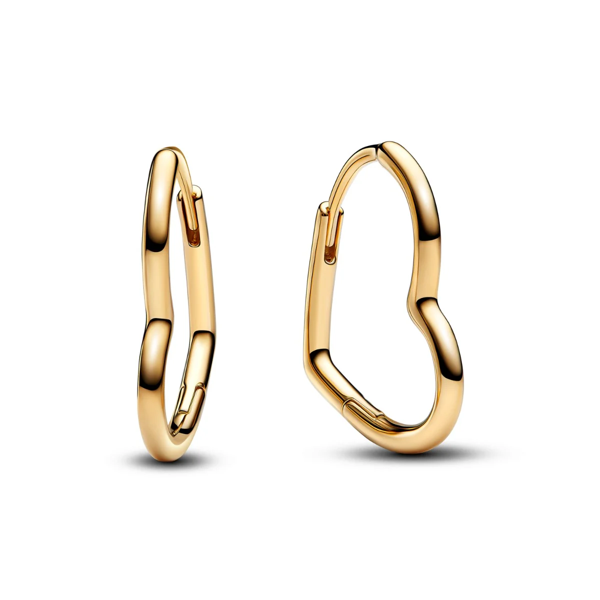 Pandora Moments 14 Karat Gold Plated Earrings 268307C00 - Image 2