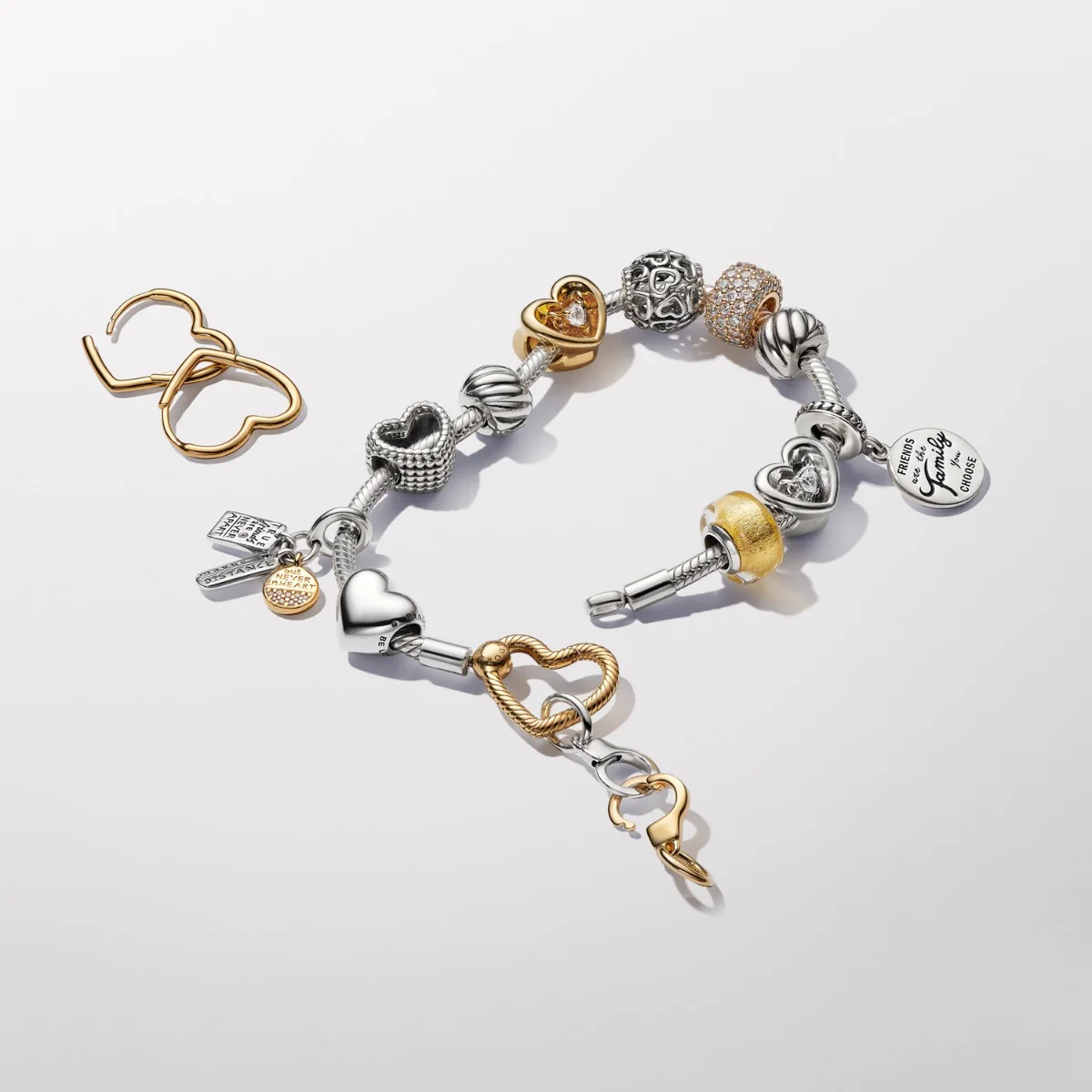 Pandora Moments 14 Karat Gold Plated Earrings 268307C00 - Image 6