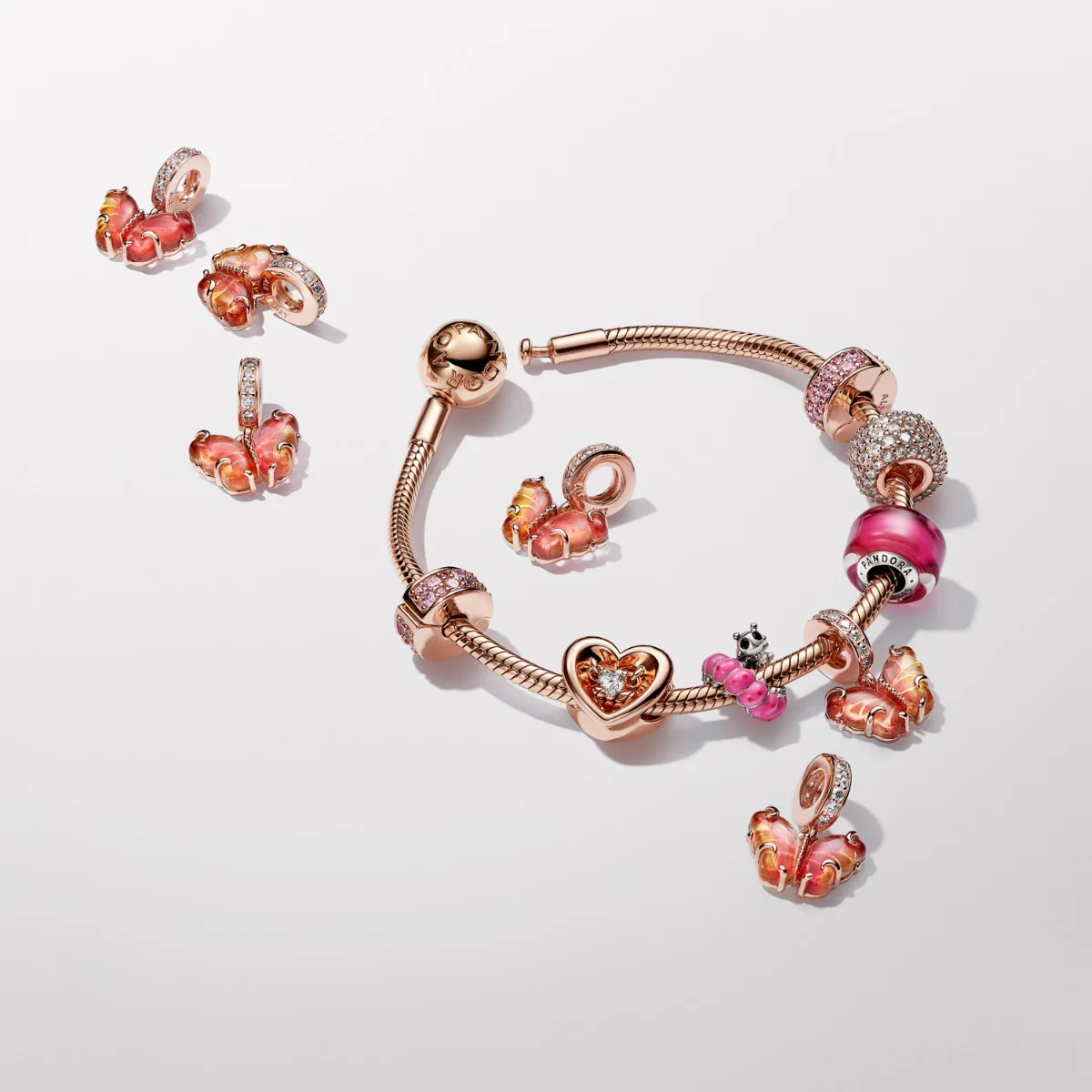 Pandora Moments 14 Karat Rose Gold Plated Charm 782698C01 - Image 3