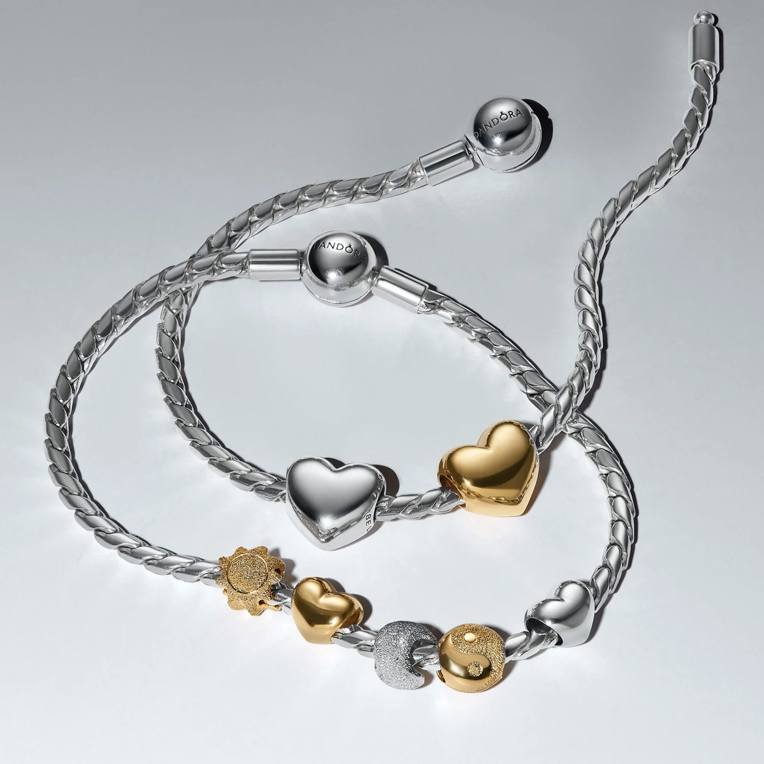 Pandora Moments 925 Sterling Silver Bracelet 594028C00-19 - Image 2