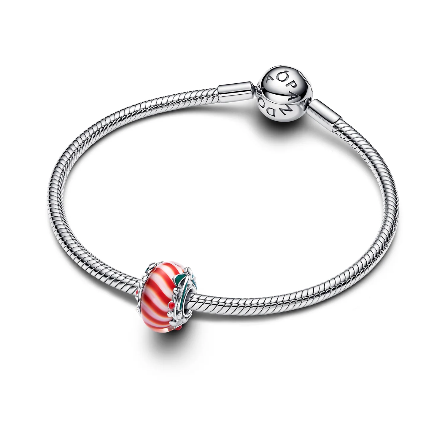 Pandora Moments 925 Sterling Silver Candy Murano Glass Charm 794252C01 - Image 4