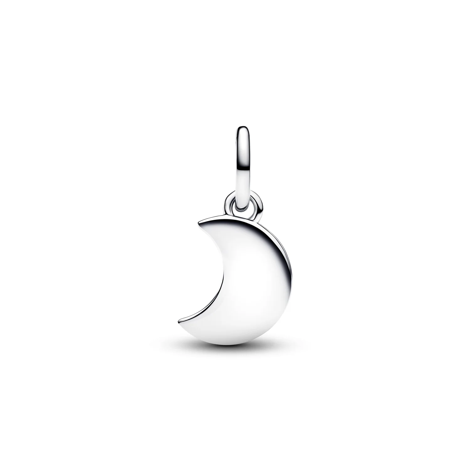 Pandora Moments 925 Sterling Silver Crescent Moon Double Dangle Charm 794272C01 - Image 3