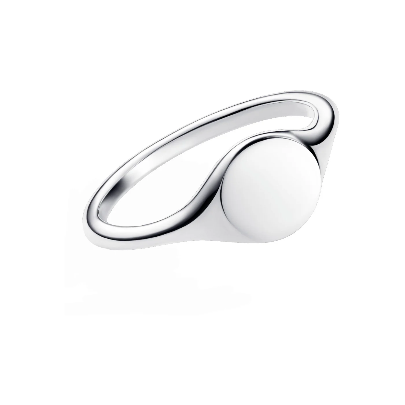 Pandora Moments 925 Sterling Silver Engravable Ring 193093C00-52 - Image 2