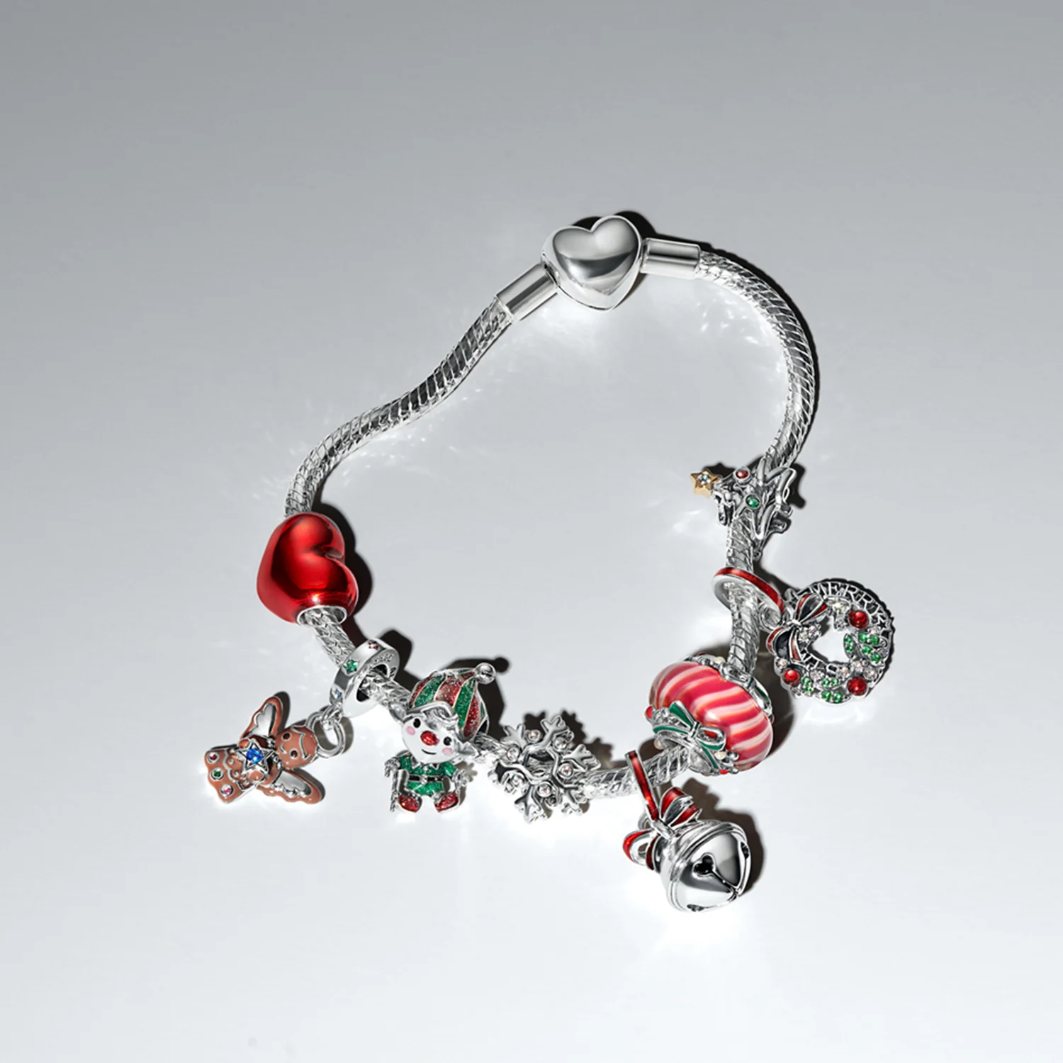 Pandora Moments 925 Sterling Silver Gingerbread Angel Dangle Charm 794247C01 - Image 5