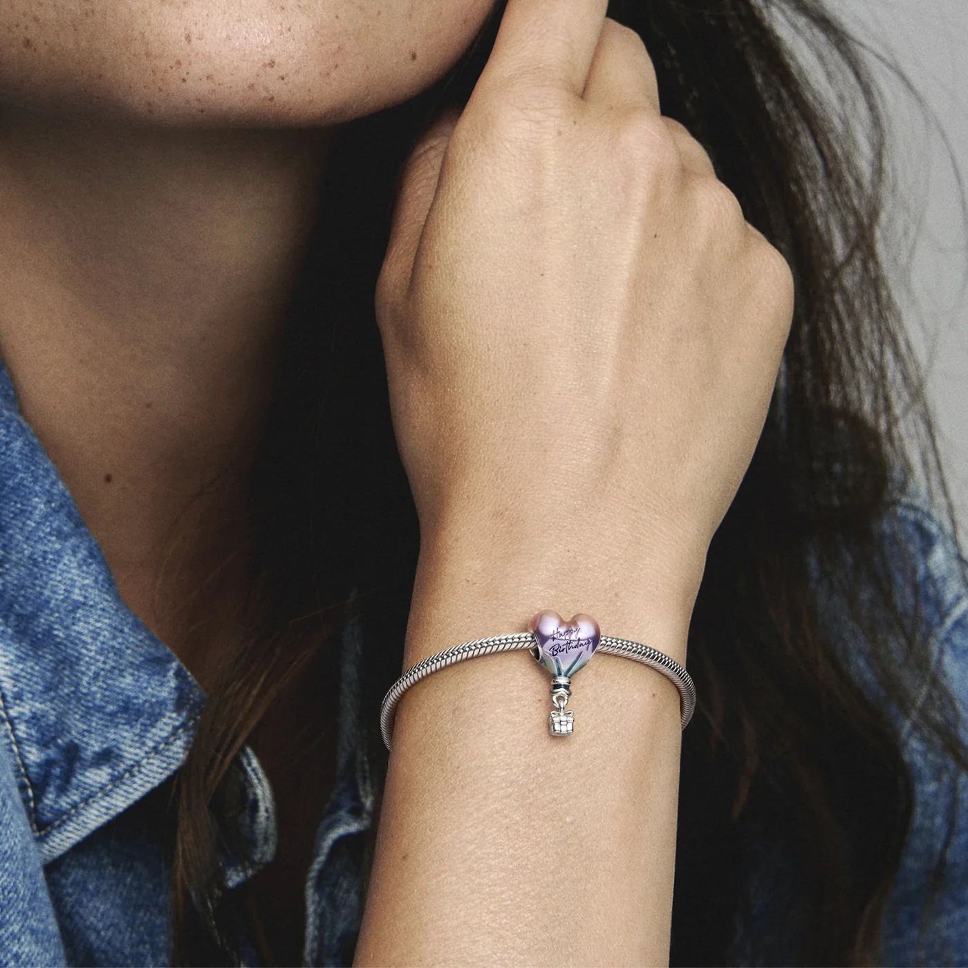 Pandora Moments 925 Sterling Zilveren Happy Birthday Hot Air Balloon Bedel 791501C01 - Image 3