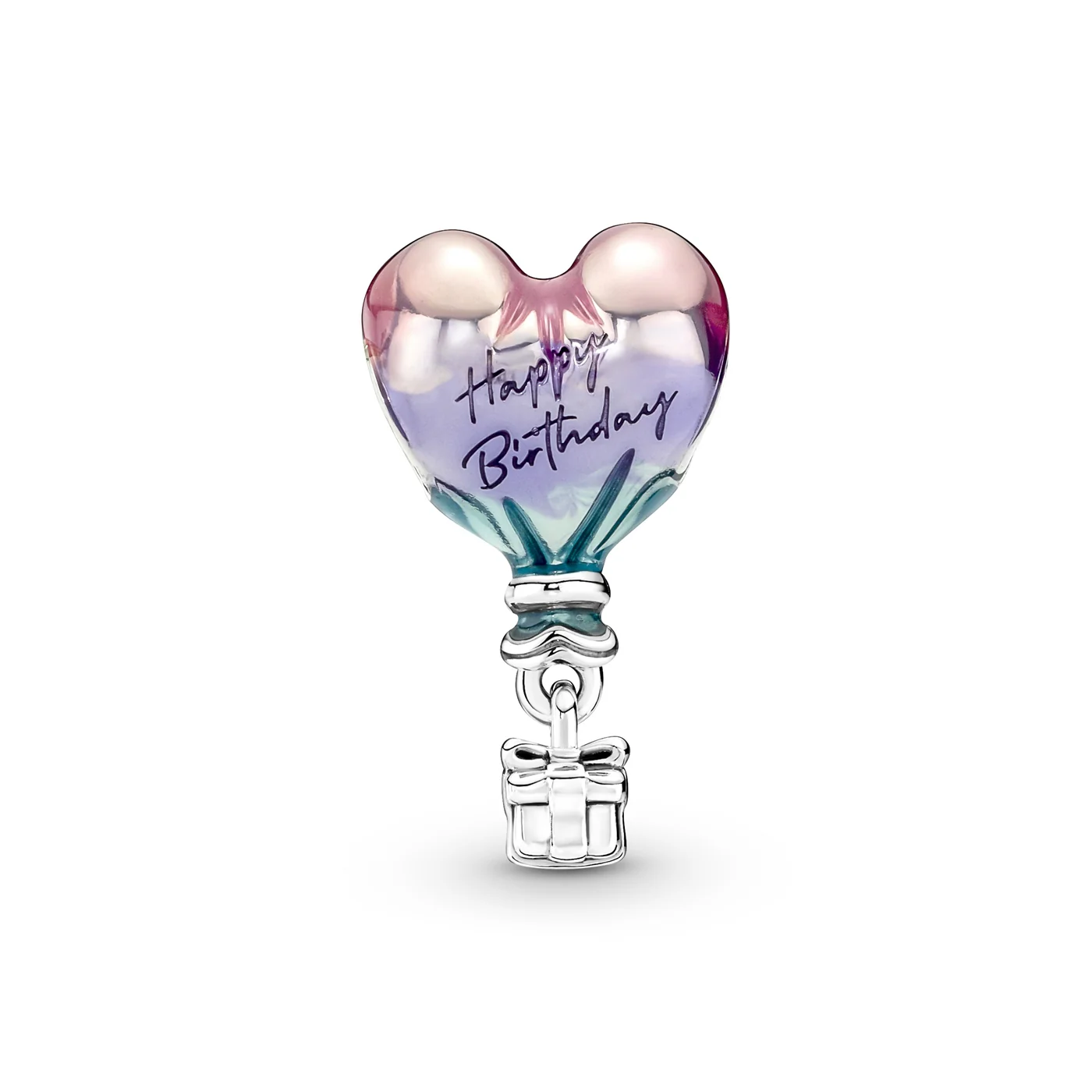 Pandora Moments 925 Sterling Zilveren Happy Birthday Hot Air Balloon Bedel 791501C01 - Image 5