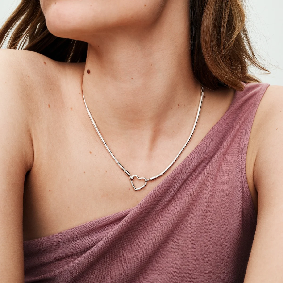 Pandora Moments 925 Sterling Silver Necklace 393377C00-45 - Image 2