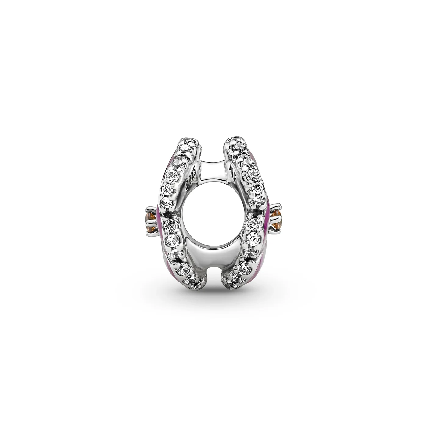 Pandora Moments 925 Sterling Silver Pansy Flower Charm 790777C01 - Image 4