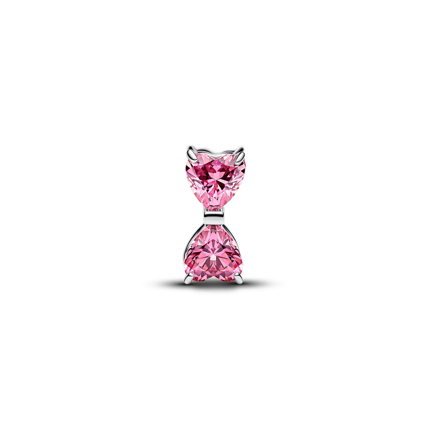 Pandora Moments 925 Sterling Silver Pink Bow Charm 794253C01 - Image 3