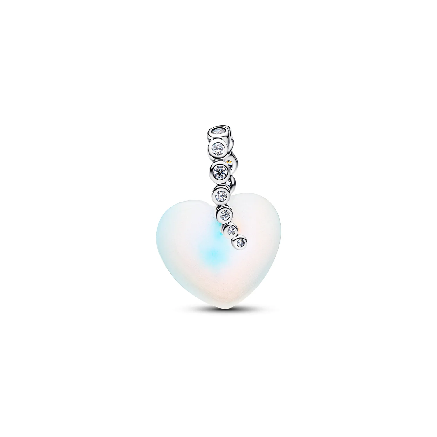 Pandora Moments 925 Sterling Silver Shooting Star & Heart Dangle Charm 794143C01 - Image 3