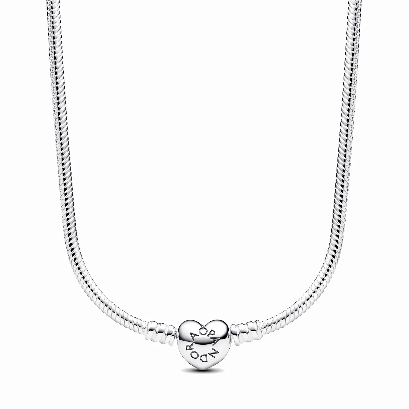 Pandora Moments 925 Sterling Silver Snake Chain Necklace 393091C00-45 - Image 2