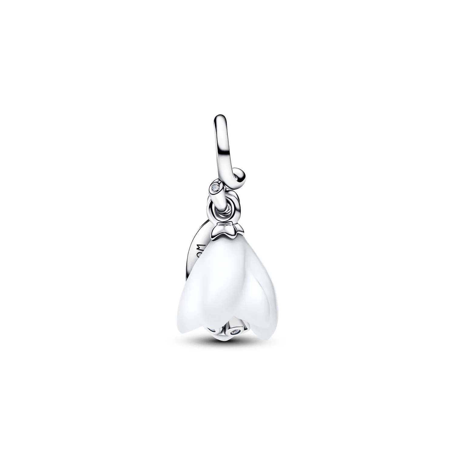 Pandora Moments 925 Sterling Silver Snowdrop Flower Dangle Charm 794239C01 - Image 3