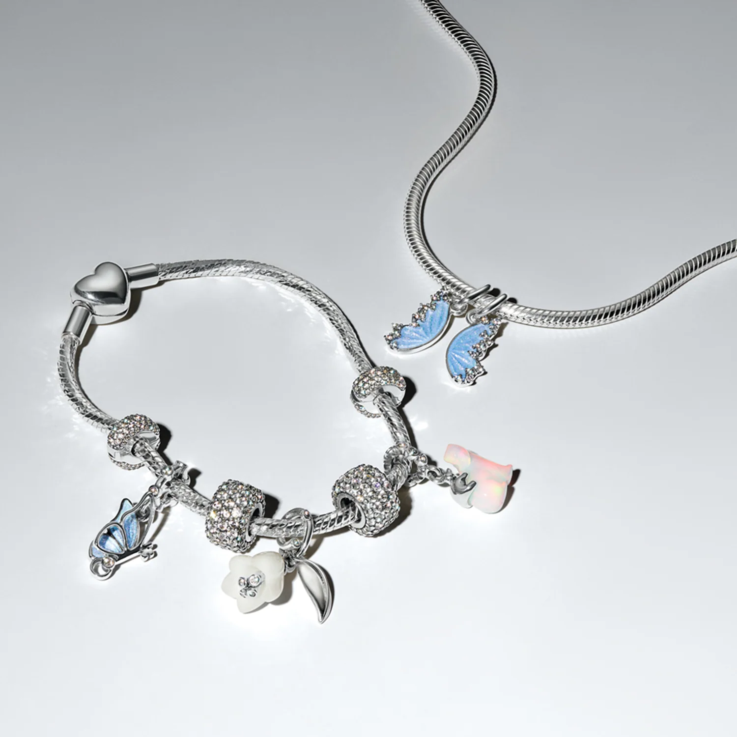 Pandora Moments 925 Sterling Silver Splittable Butterfly Dangle Charm 794244C01 - Image 5