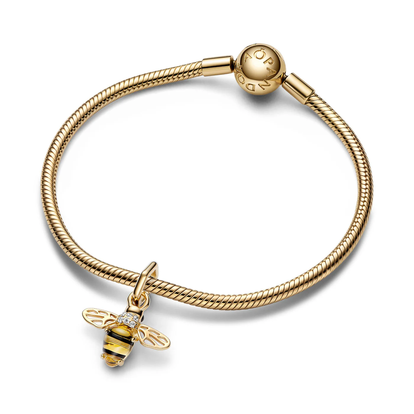 Pandora Moments Bee Charm 762672C01with14 Carat Gold Plating - Image 4