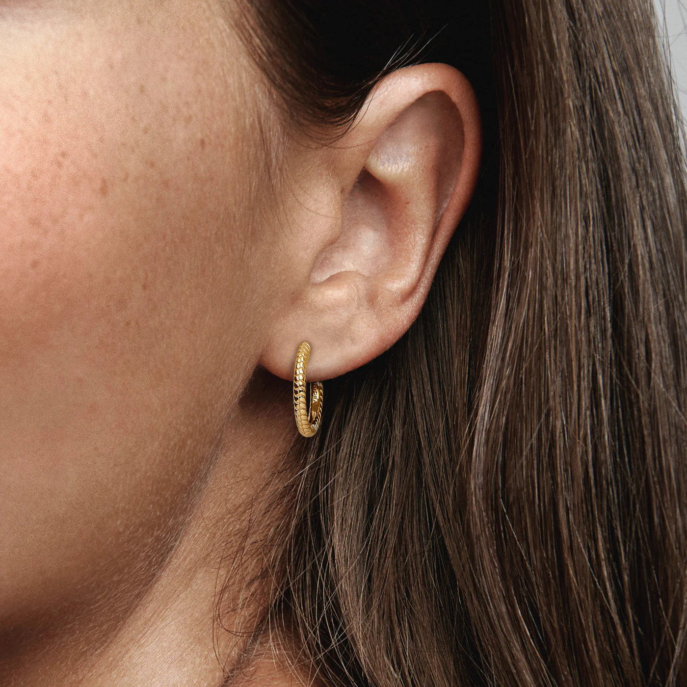 Pandora Moments Earrings 262728C00with14 Carat Gold Plating - Image 3
