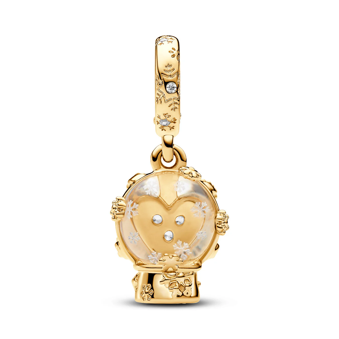Pandora Moments Gold-coloured Charm 762825C01with14 Carat Gold Plating - Image 4