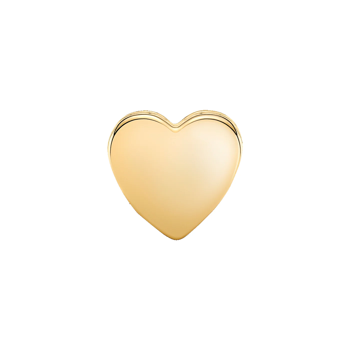 Pandora Moments Gold-coloured Engravable Heart Charm 762015C00 - Image 3