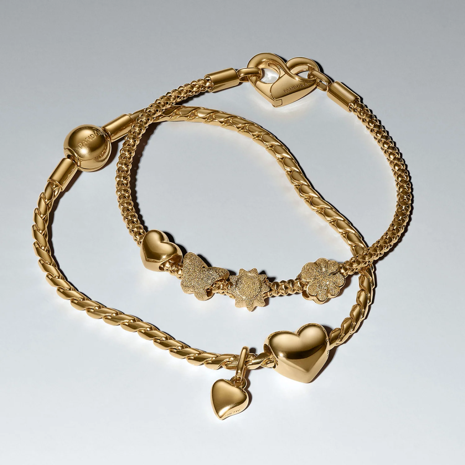 Pandora Moments Gold Plated Bracelet 564028C00-20 - Image 2