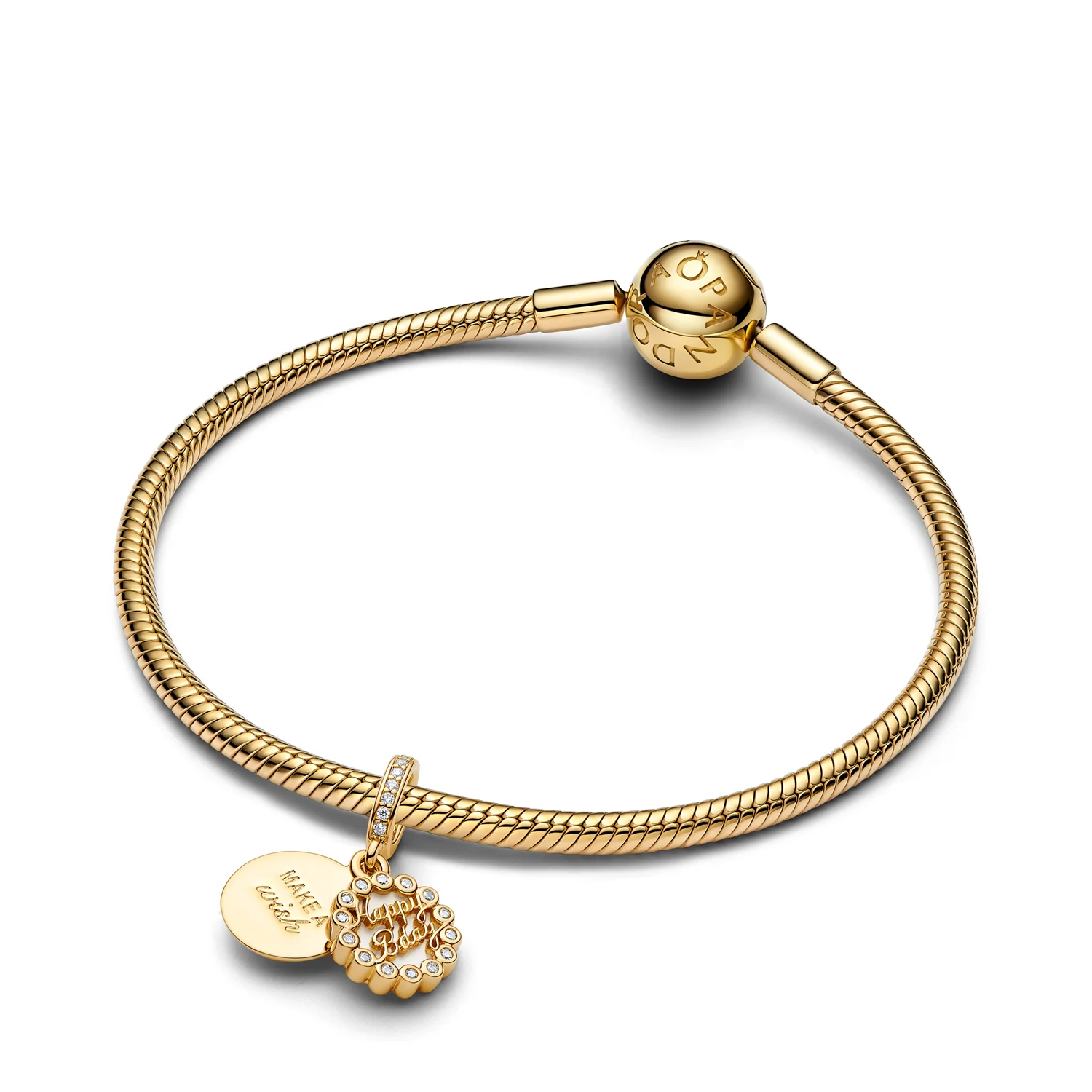Pandora Moments Gold Plated Charm 763787C01 - Image 3