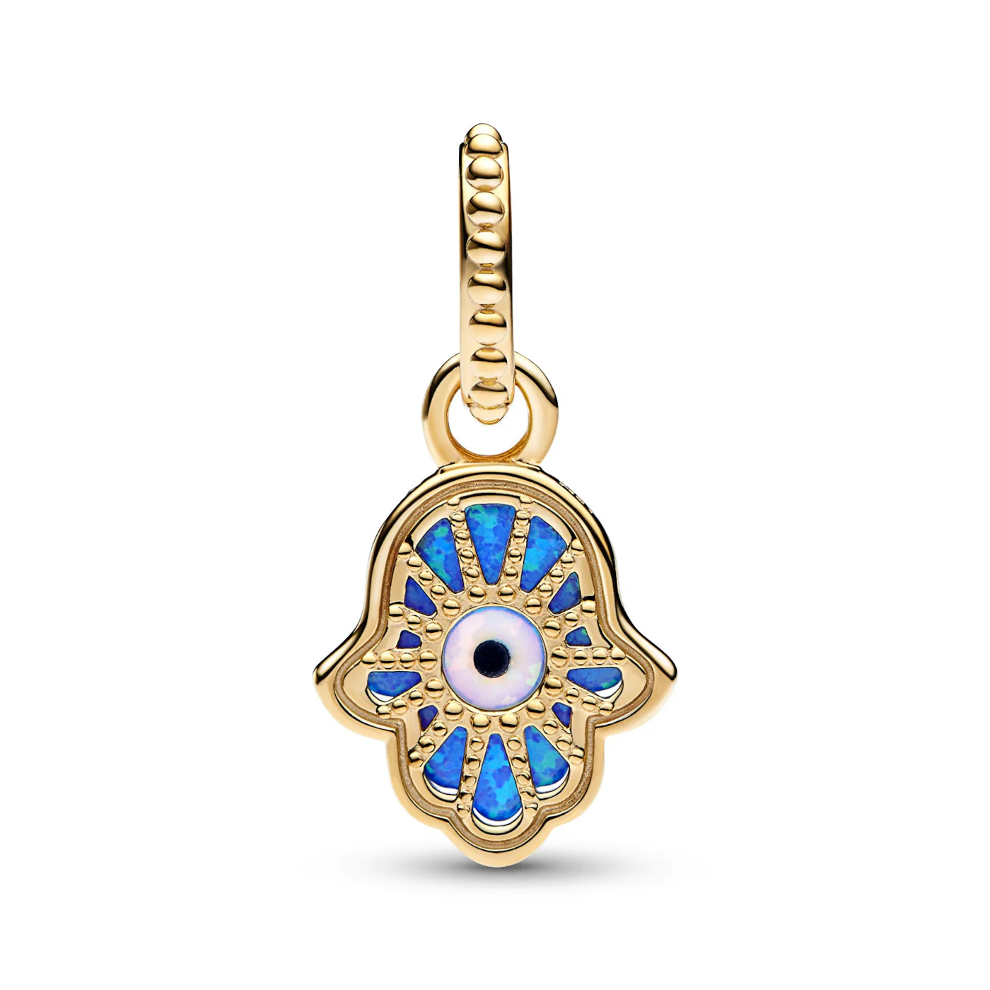 Pandora Moments Hamsa Hand Charm 762699C01with14 Carat Gold Plating - Image 5