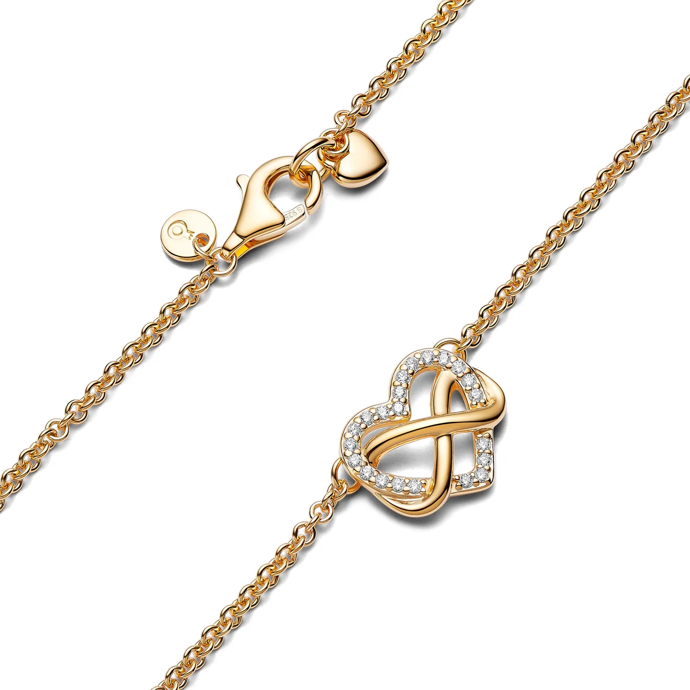 Pandora Moments Metalen Ketting Met Gouden Plating 362666C01-50 - Image 2