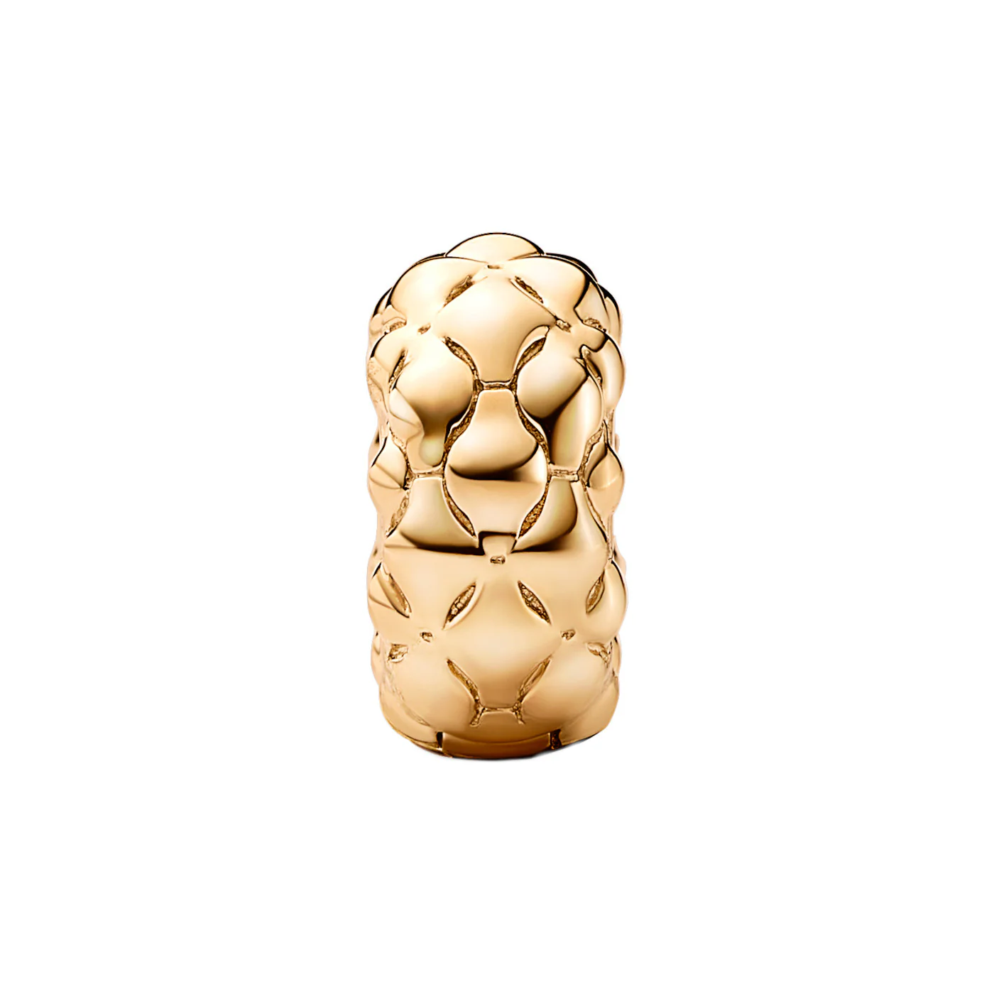 Pandora Moments Studded Clip Charm 762716C00with14 Carat Gold Plating - Image 5