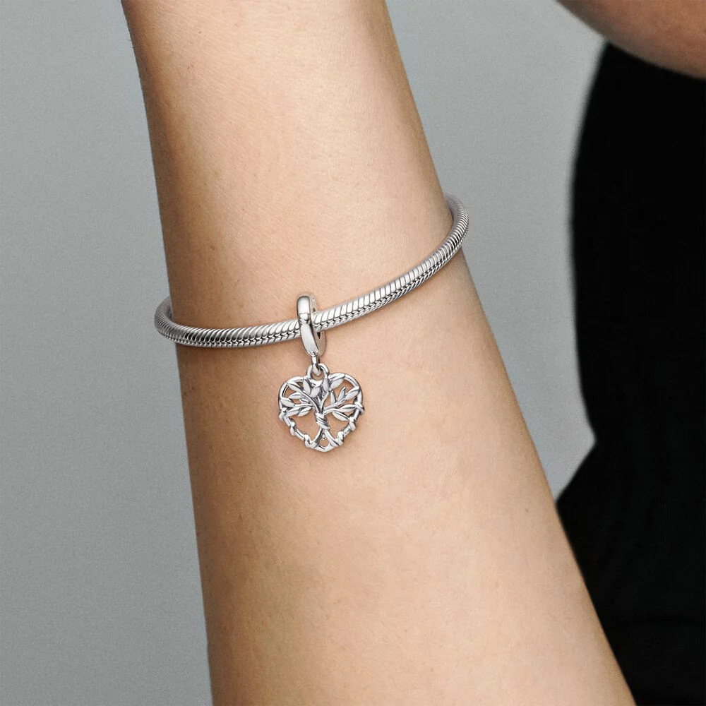 Pandora Passions 925 Sterling Silver Family Tree Heart Charm 799149C00 - Image 3