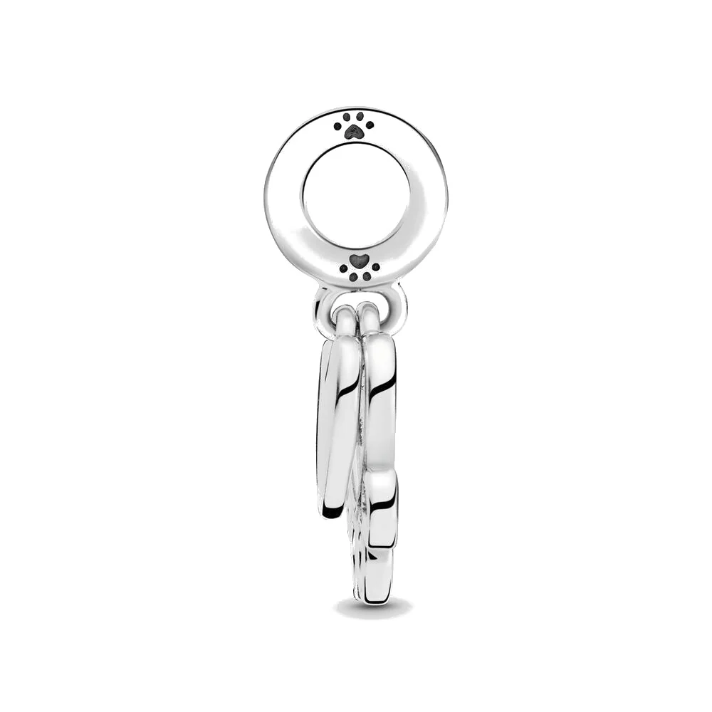Pandora Passions 925 Sterling Silver Hearts & Paw Print Dangle Charm 799360C00 - Image 2