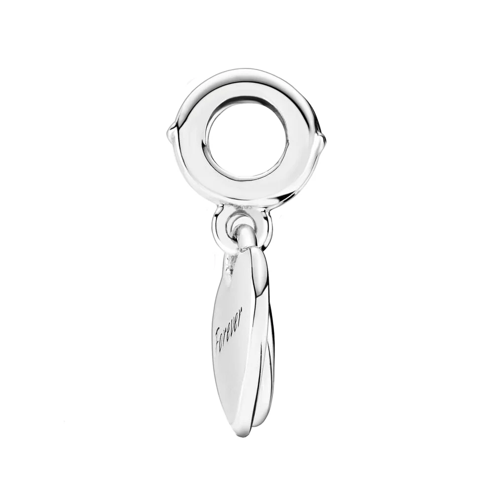Pandora People 925 Sterling Silver Mother and Daughter Hearts Charm 799187C01 - Image 4