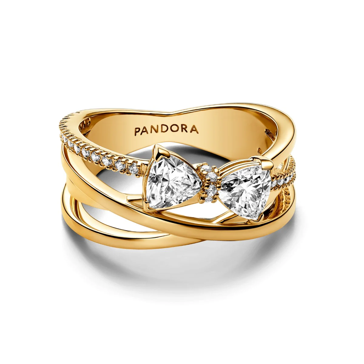 Pandora Timeless 14 Karat Gold Plated Ring 163511C01-54 - Image 2