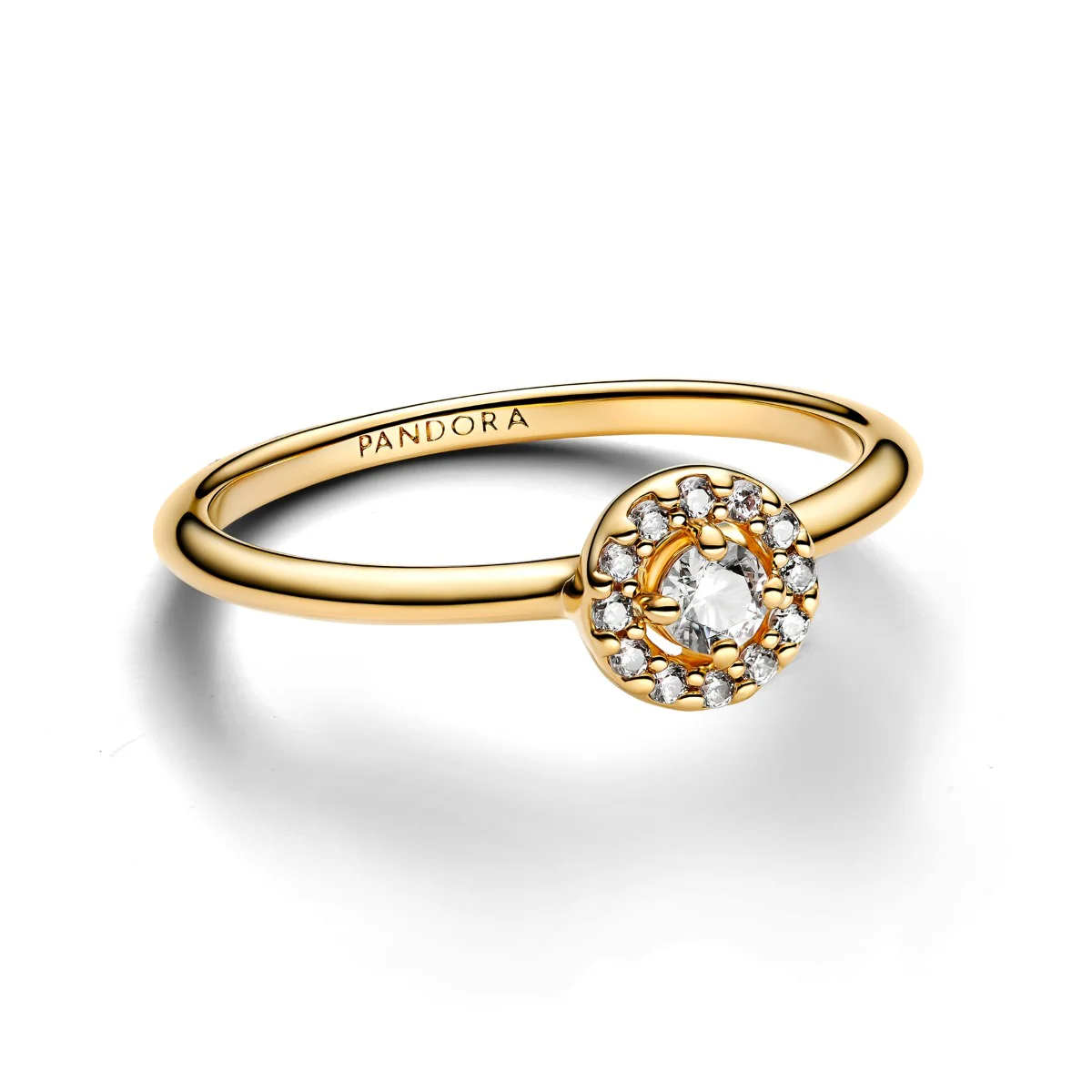Pandora Timeless 14 Karat Gold Plated Ring 163554C01-54 - Image 2