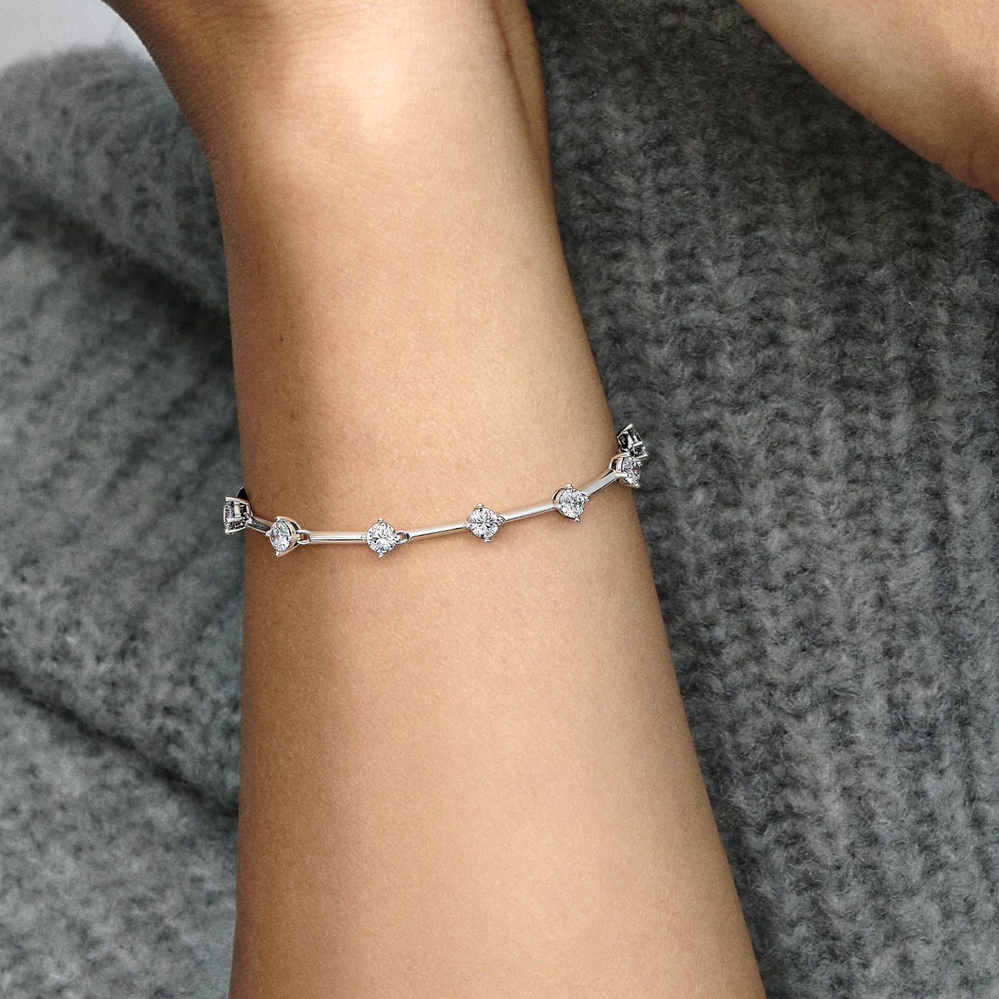 Pandora Timeless 925 Sterling Silver Bracelet 593009C01-20 - Image 3