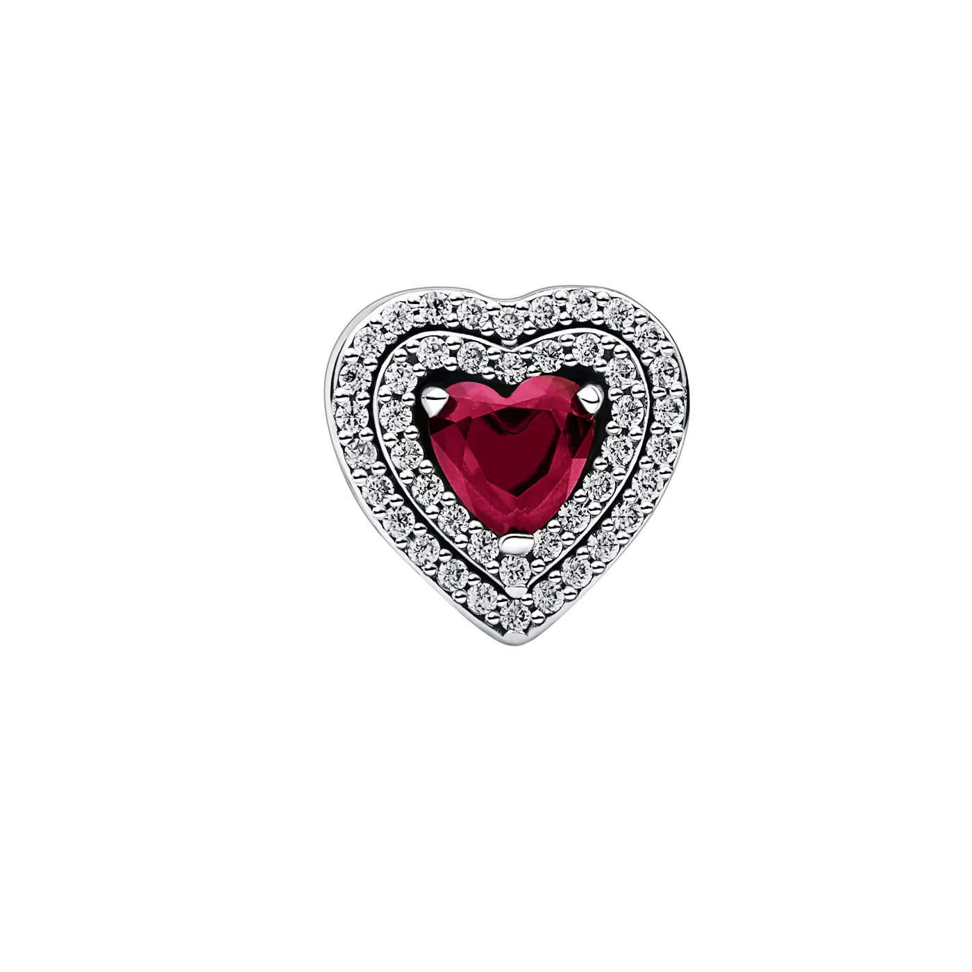 Pandora Timeless 925 Sterling Silver Heart Charm 799218C02 - Image 3