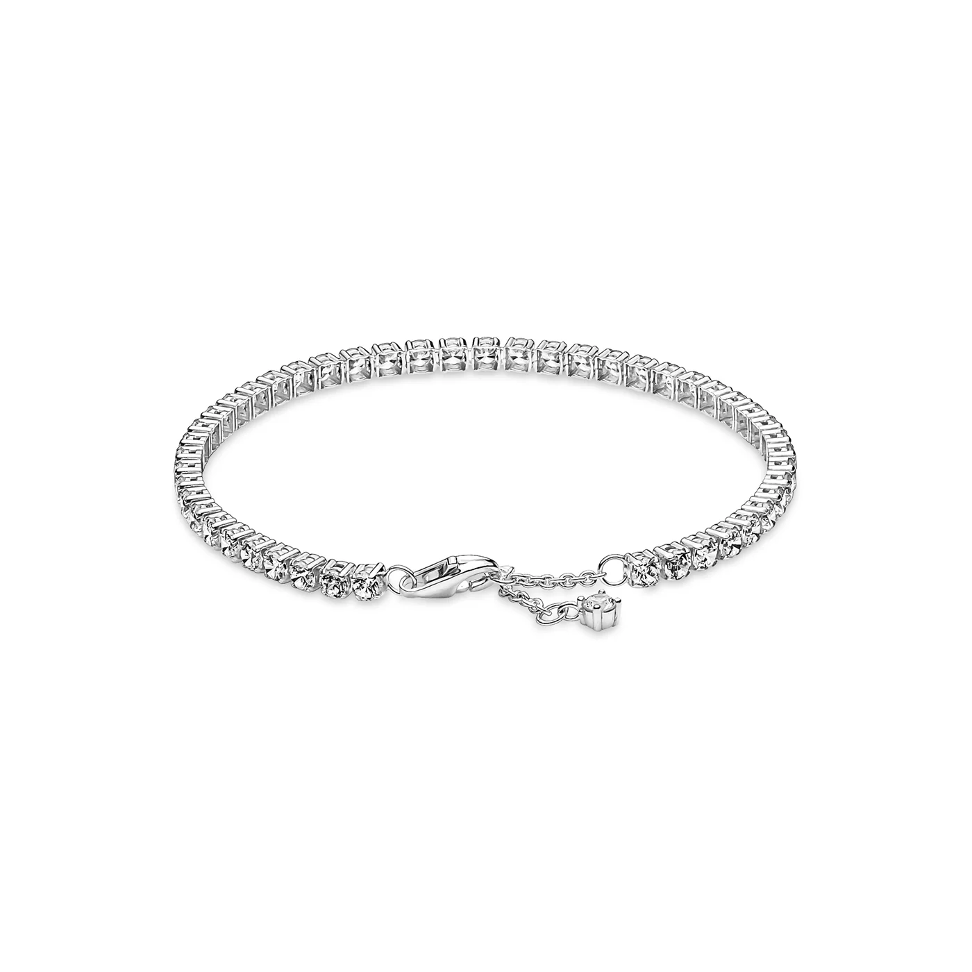 Pandora Timeless 925 Sterling Silver Sparkling Tennis Bracelet 591469C01-16 (Length: 16.00 cm) - Image 4