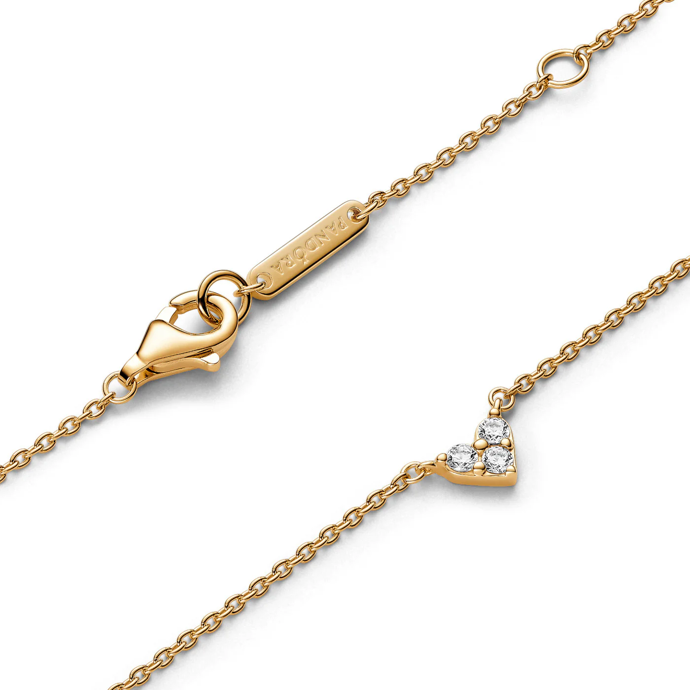 Pandora Timeless Gold-coloured Necklace 363014C01-45with14 Carat Gold Plating - Image 4