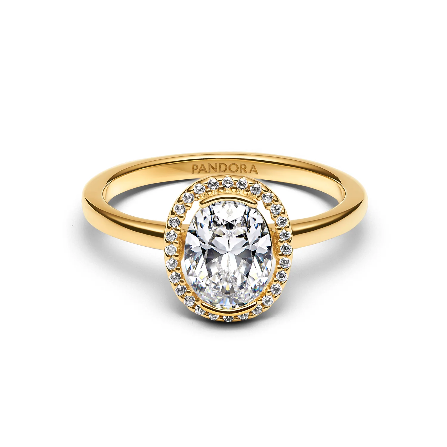 Pandora Timeless Gold Plated Ring 163802C01-52 - Image 2