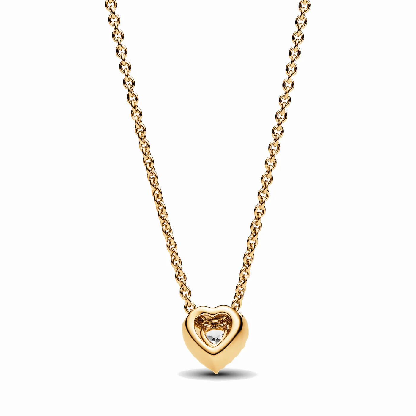 Pandora Timeless Heart Necklace 368425C01-45with14 Carat Gold Plating - Image 2