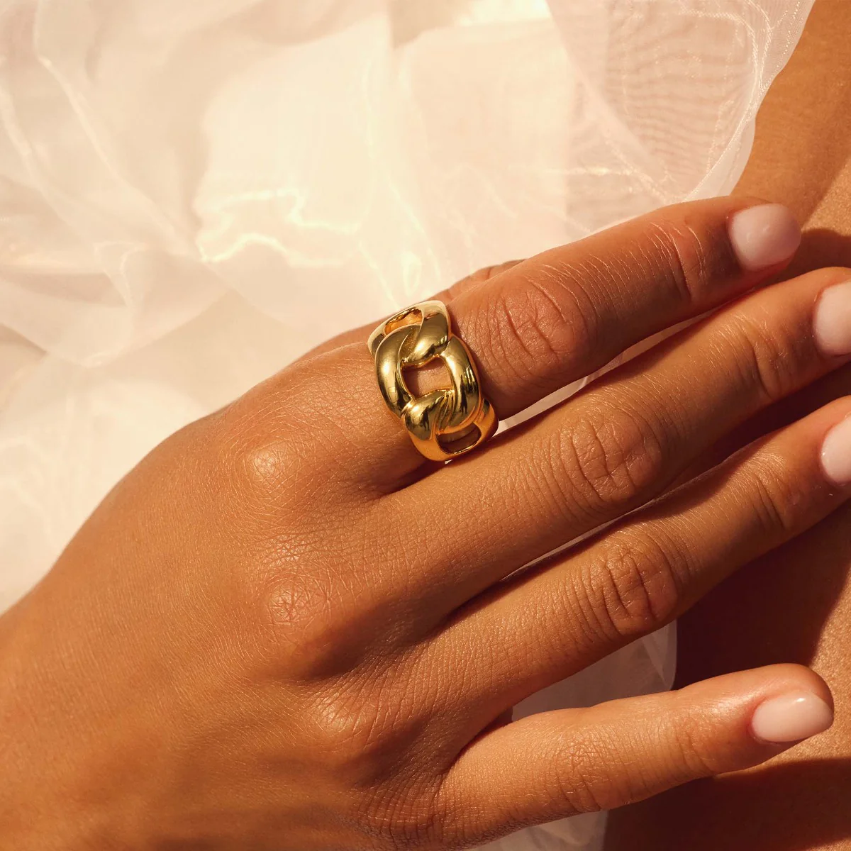 Parte Di Me Bibbiena Poppi Adriane 925 Sterling Silver Gold Plated Ring PDM33069-60 - Image 2
