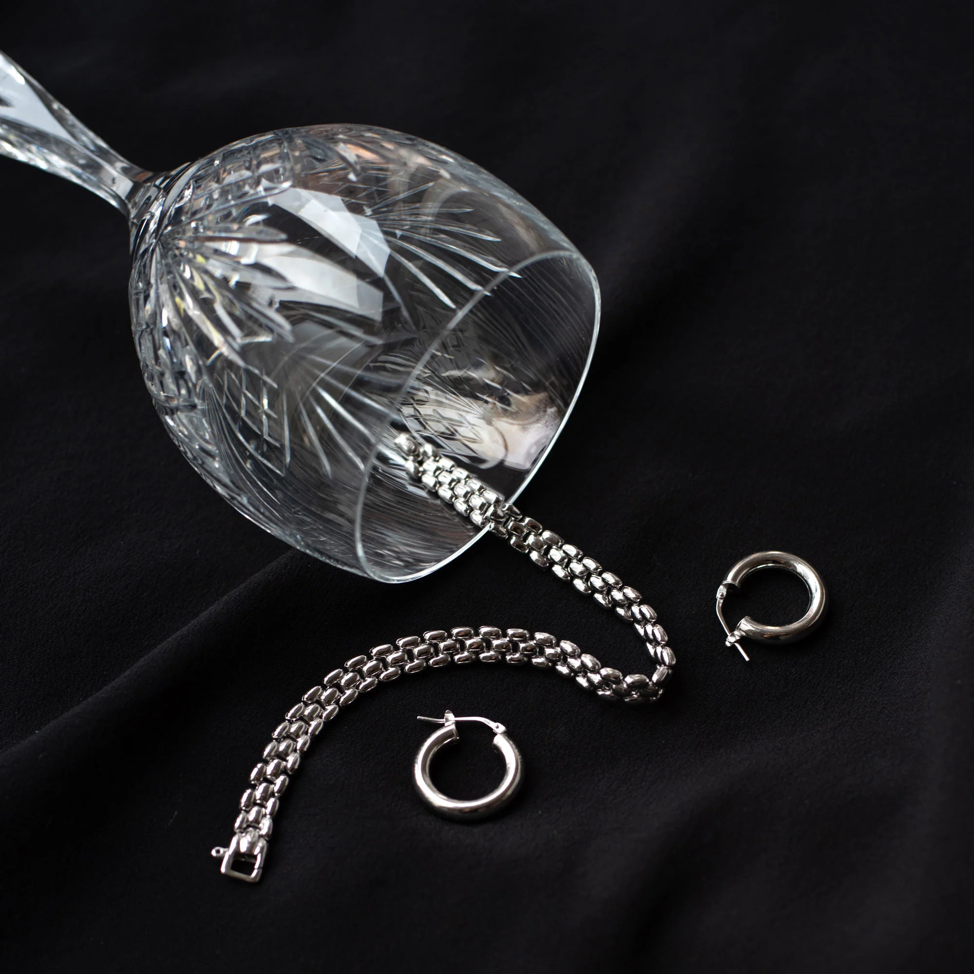 Parte di Me Bibbiena Poppi Casentino 925 sterling Silver Hoop Earrings PDM36052 - Image 5