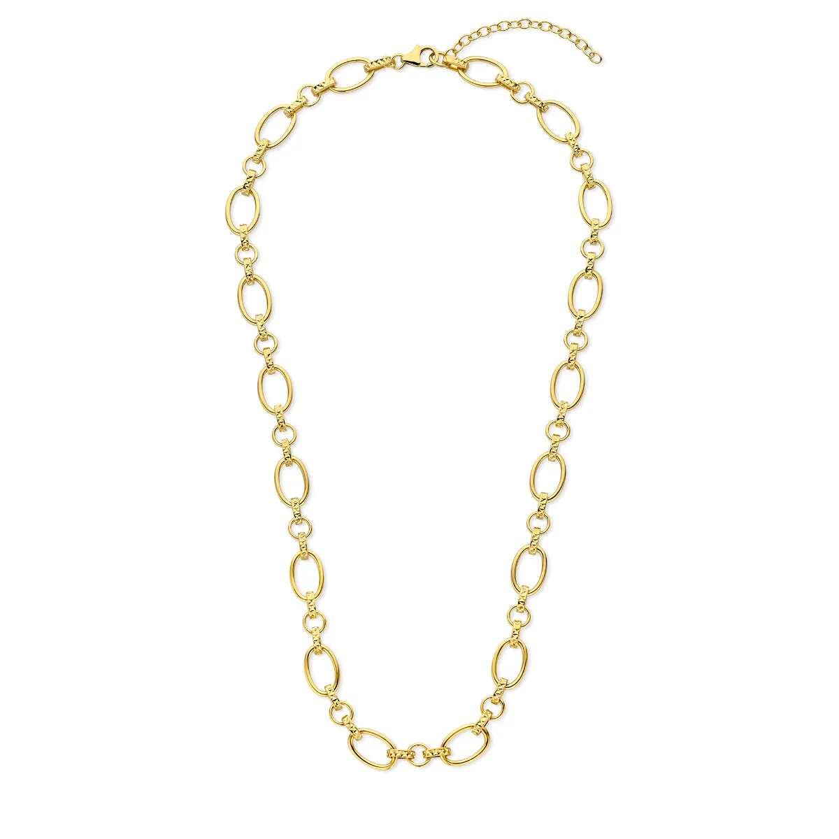 Parte Di Me Bibbiena Poppi Clara 925 Sterling Silver Gold Plated Link Necklace PDM34106 - Image 4