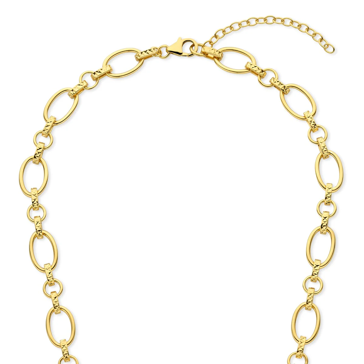 Parte Di Me Bibbiena Poppi Clara 925 Sterling Silver Gold Plated Link Necklace PDM34106 - Image 5