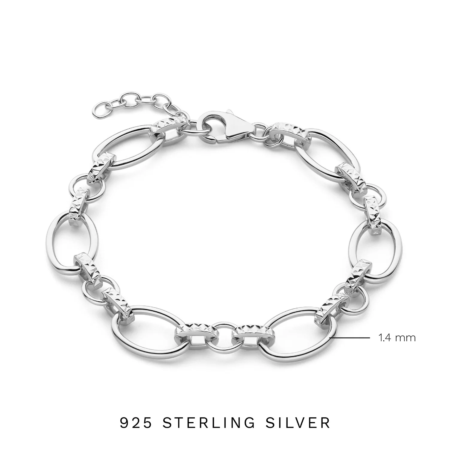 Parte Di Me Bibbiena Poppi Clara 925 Sterling Silver Link bracelet PDM32139 - Image 5
