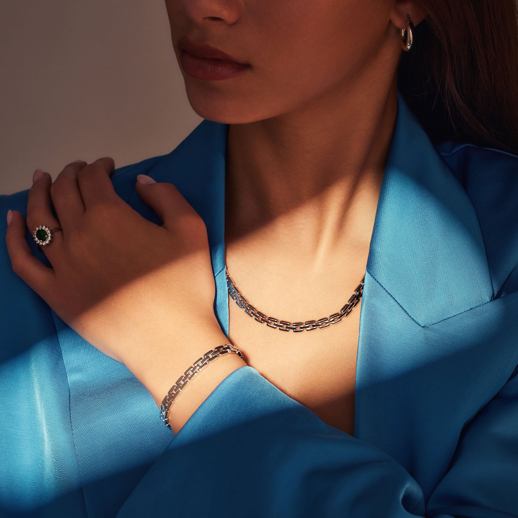 Parte Di Me Bibbiena Poppi Dante 925 Sterling Silver Link Necklace PDM34089 - Image 4