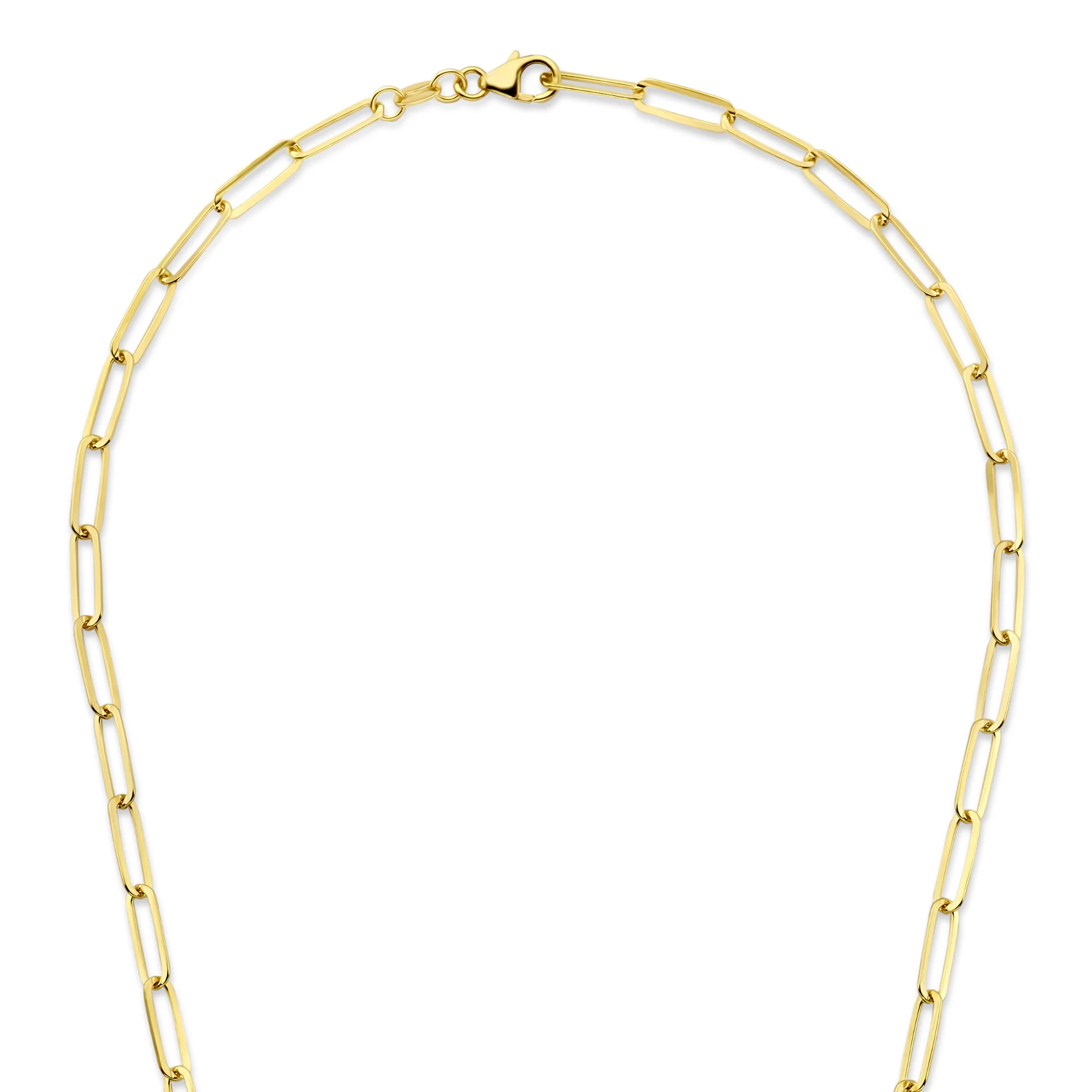 Parte Di Me Bibbiena Poppi Felice 925 Sterling Silver Gold Plated Schakel Necklace PDM34092 - Image 6