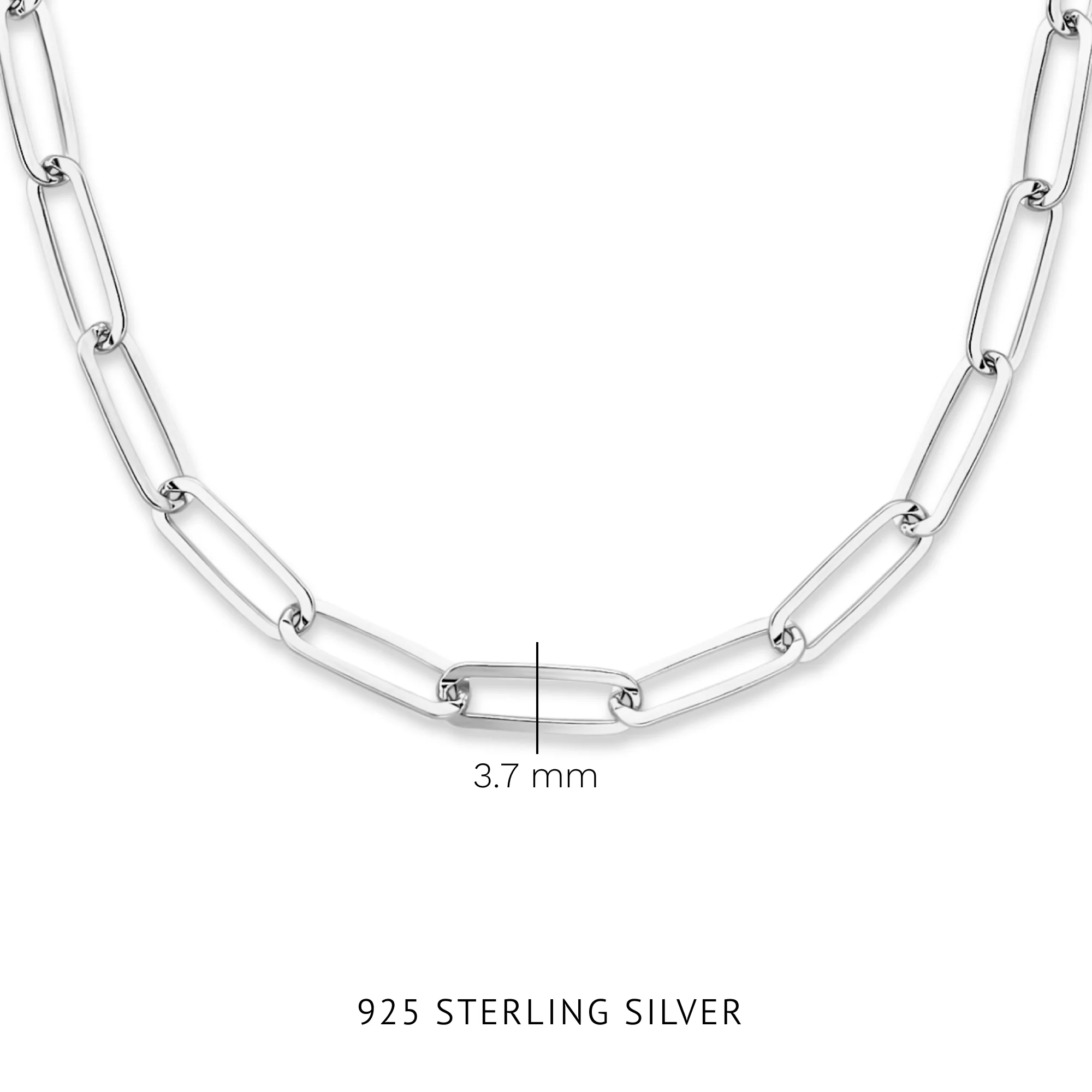 Parte Di Me Bibbiena Poppi Felice 925 Sterling Silver Schakel Necklace PDM34091 - Image 7
