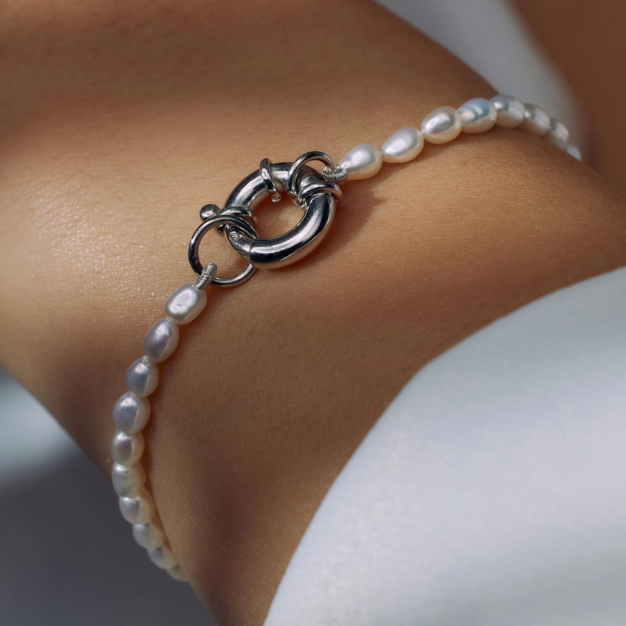 Parte Di Me Brioso Cortona Bella 925 sterling Silver Pearl Bracelet PDM32071 - Image 3