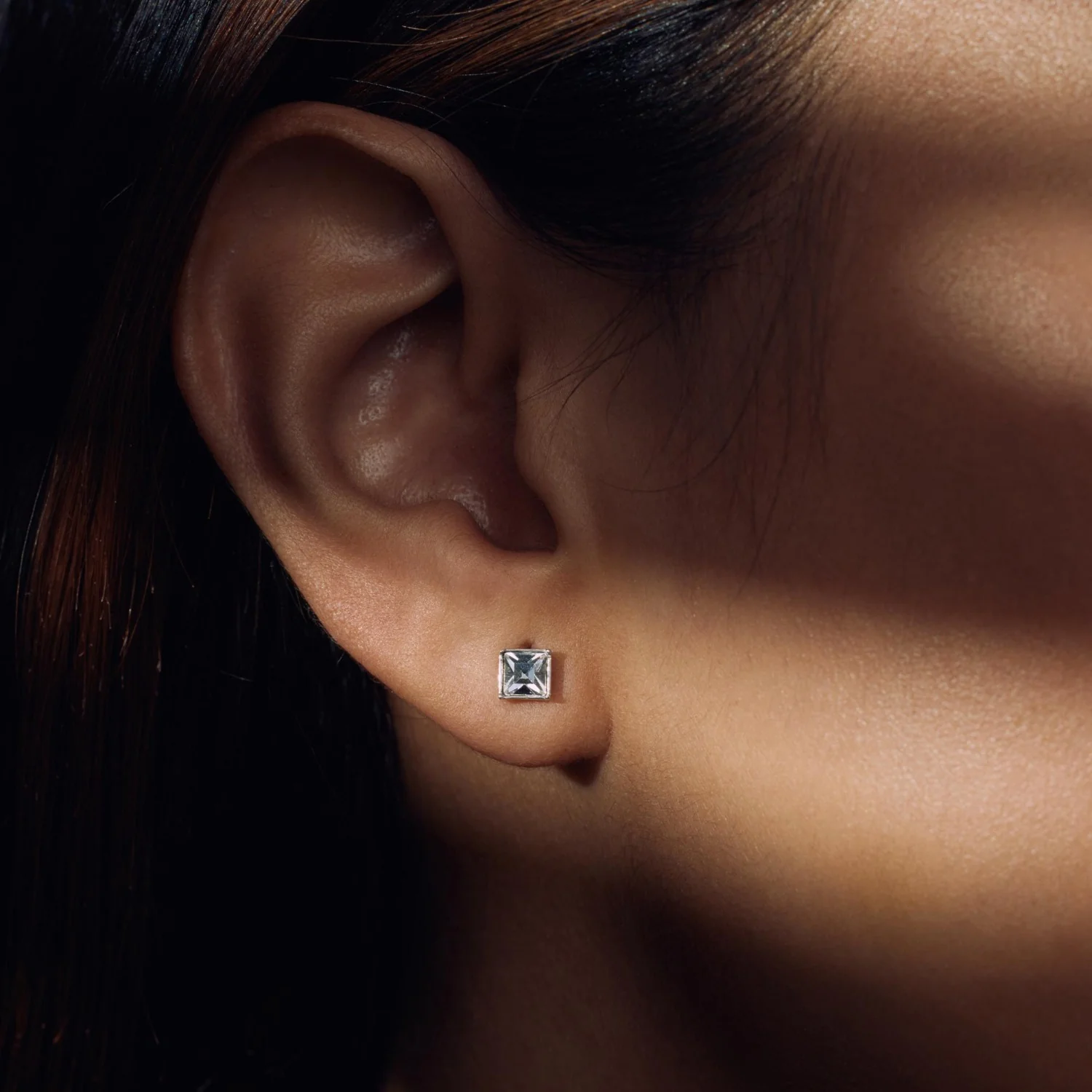 Parte Di Me Cento Luci Perla 925 sterling silver ear studs with preciosa crystal PDM36149 - Image 5