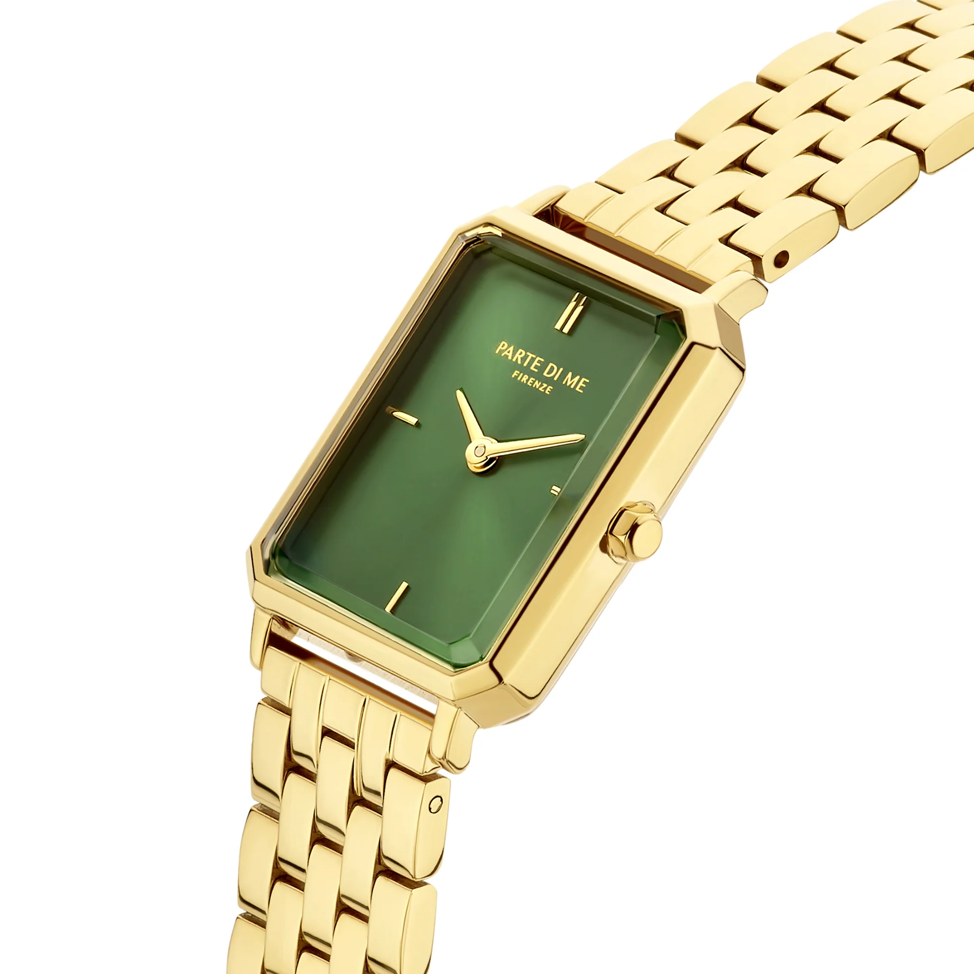 Parte Di Me Orologio Rechthoekig Women'sWatch Gold-coloured and Green PDM09002 - Image 4