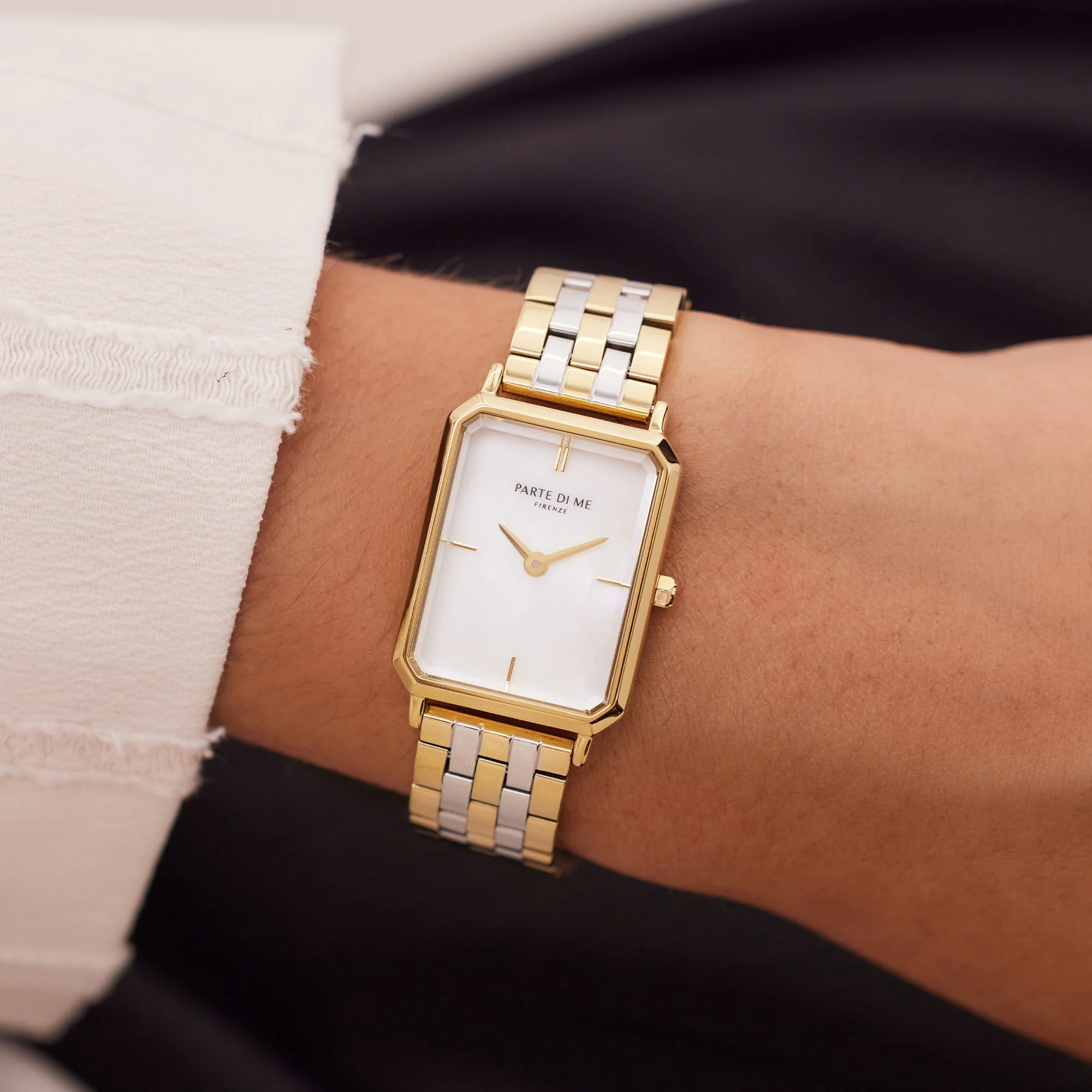 Parte Di Me Orologio Rechthoekig Women'sWatch Gold-coloured and Silver-coloured PDM09008 - Image 2